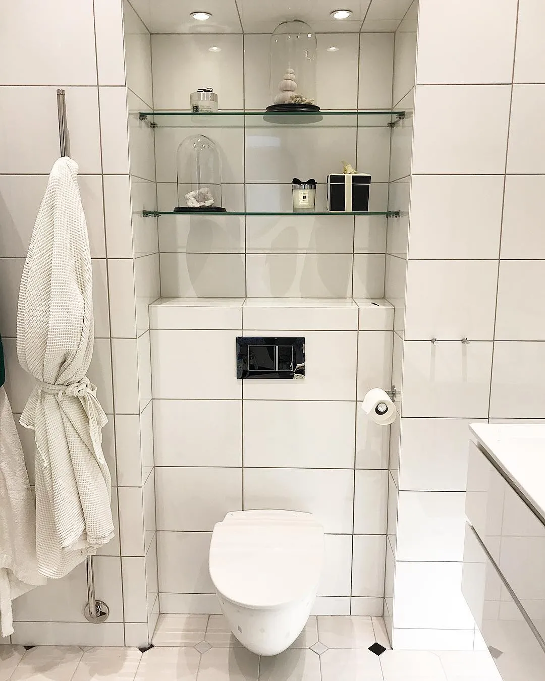 Modernt badrum installerat av Sthlm Rörmokare